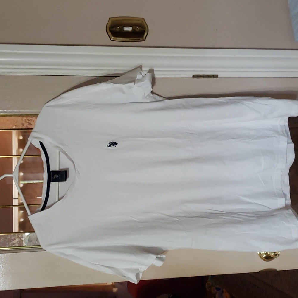 Polo Ralph Lauren White 100% Cotton Polo Logo.